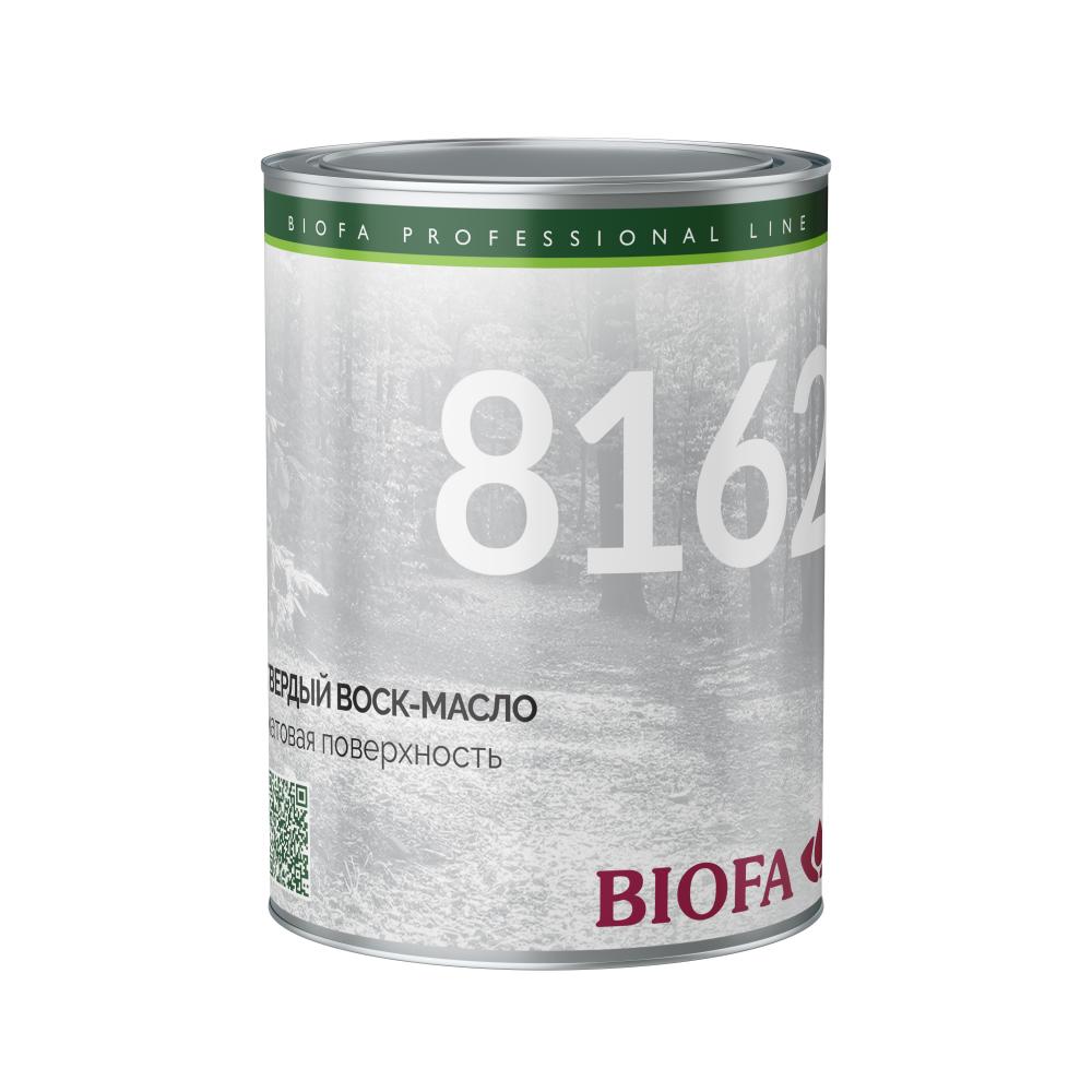 8162 BIOFA Твердый воск-масло ультраматовый для дерева профессиональный
